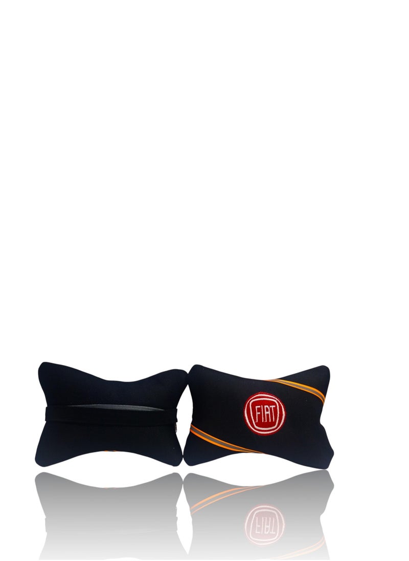 Generic Car neck pillow, lined with fiber, comfortable and distinctive design for head comfort, high-quality product and materials with logo  - Image 1