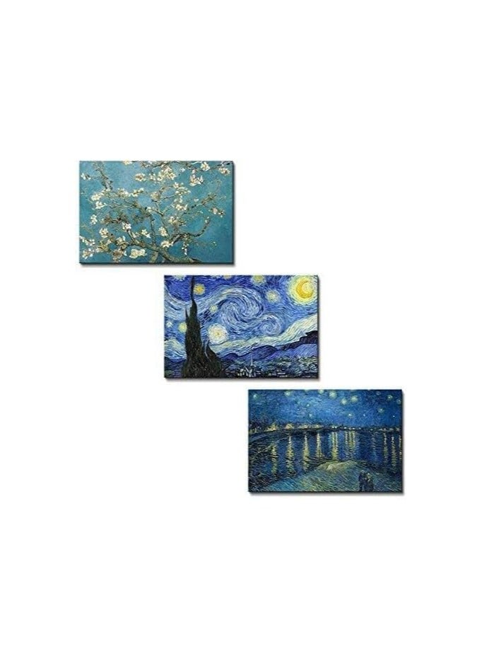 Today Idea Motivational Art Print Frame Poster | Colorful Decor for Home, Office, Gym, Study Room, School, Living Room, Bedroom | Boys & Girls (Vincent Van Gogh's Famous & Worldclass Paintings)