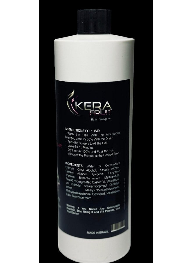 KERA FRUIT Cirugia Capilar Para el Cabello Libre de Formol 16oz - Antifrizz Deep Hydratation - Repair Hair Treatment - Professional Results - Formaldehyde Free - keratin Treatment. - Image 2