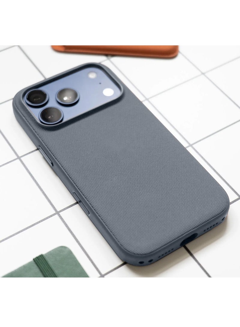 دبليو تيك غطاء حماية لهاتف آبل آيفون 17 برو 5G 2025 من TechWoven مع MagSafe (MCMPMN) - رمادي داكن - Image 3