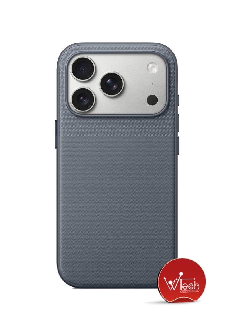 دبليو تيك غطاء حماية لهاتف آبل آيفون 17 برو 5G 2025 من TechWoven مع MagSafe (MCMPMN) - رمادي داكن - Image 2