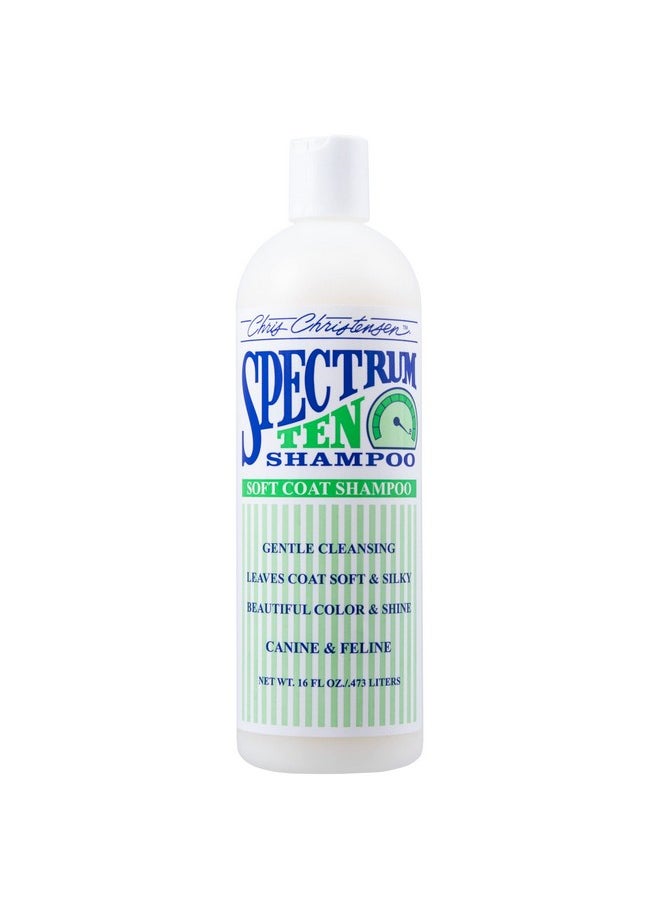 Chris Christensen Spectrum Ten Dog Shampoo, Groom Like A Professional, Gentle Cleansing, Gorgeous Shine, Made In Usa, 473Ml  - Image 1