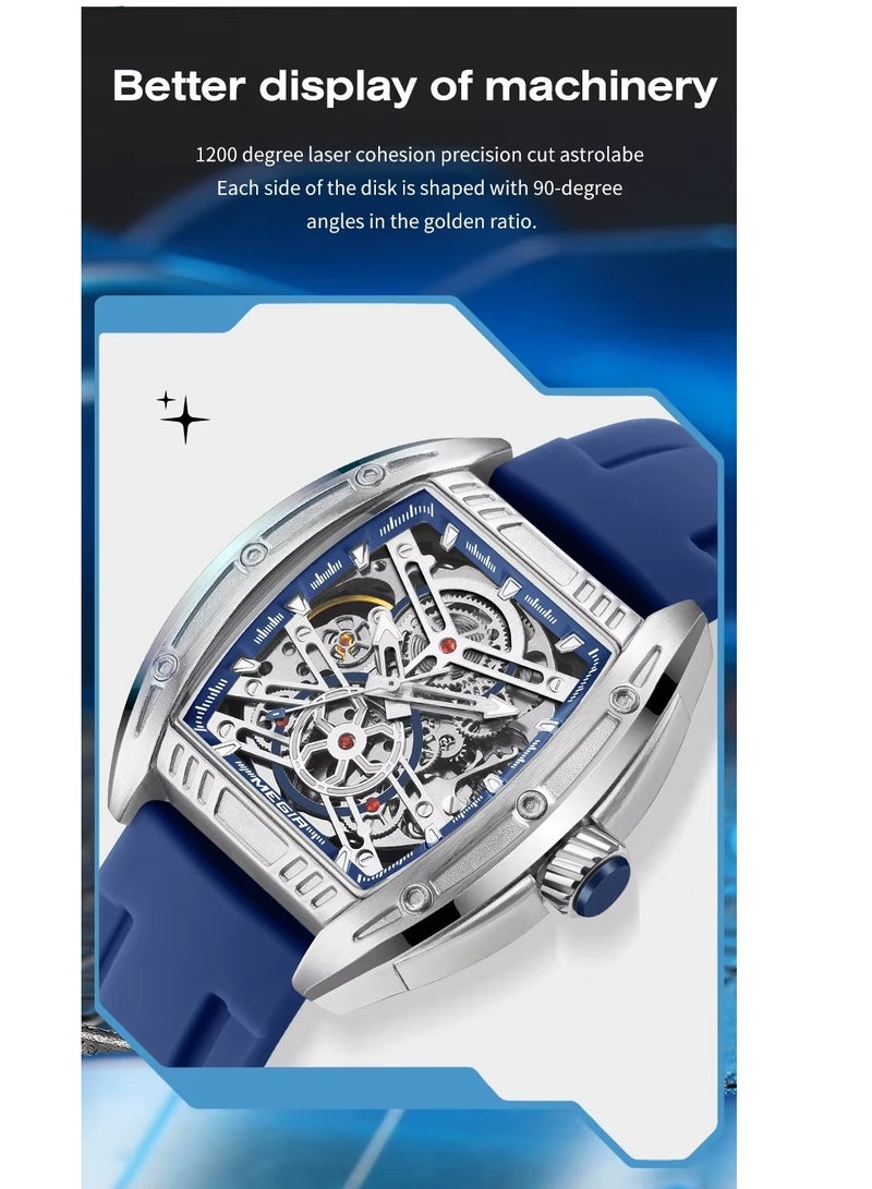 MEGIR Men's Bucket Type Mechanical Luminous Waterproof Watch - Image 2