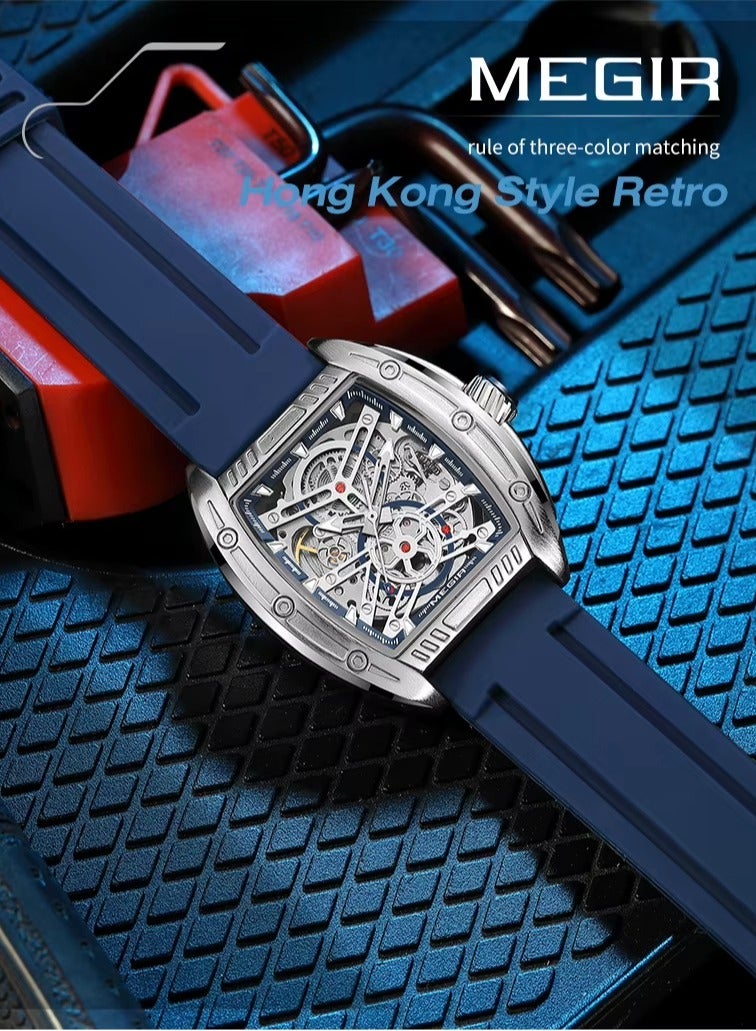 MEGIR Men's Bucket Type Mechanical Luminous Waterproof Watch - Image 4