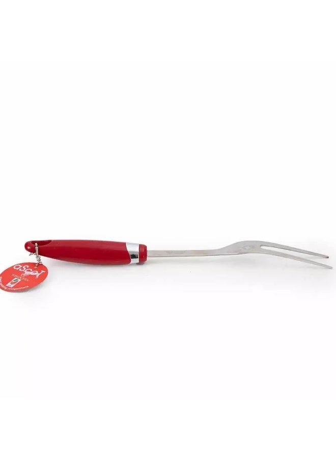 Ascot Cooking Fork; Stainless steel Cooking Meat fork; Carving Cooking Fork Sterling, Silver - Image 4