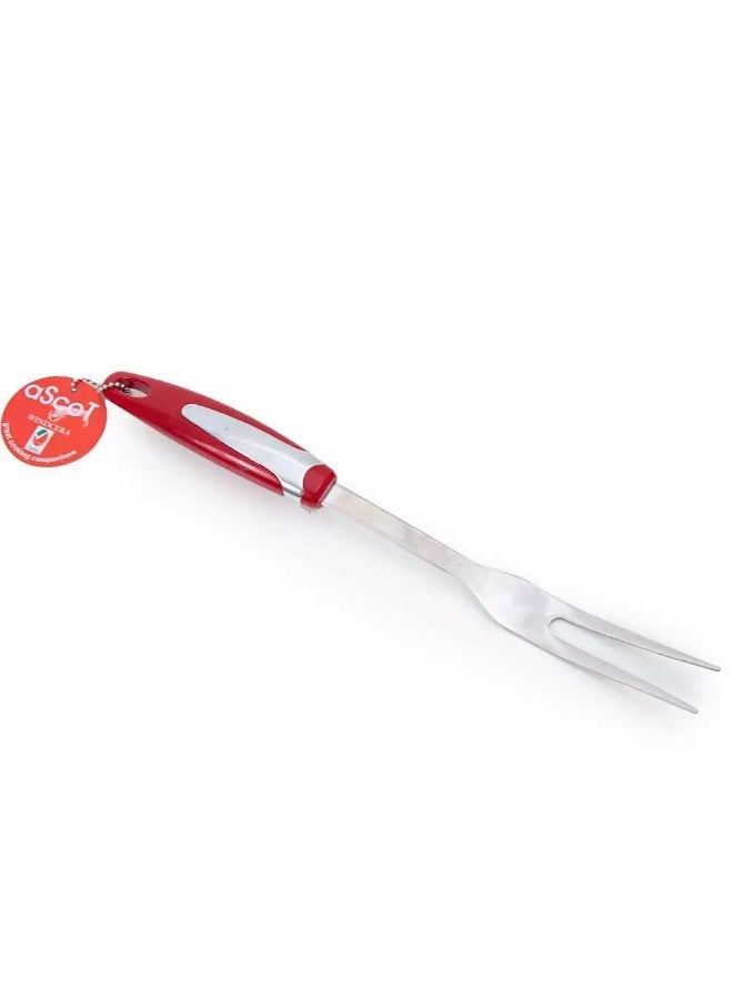 Ascot Cooking Fork; Stainless steel Cooking Meat fork; Carving Cooking Fork Sterling, Silver - Image 2