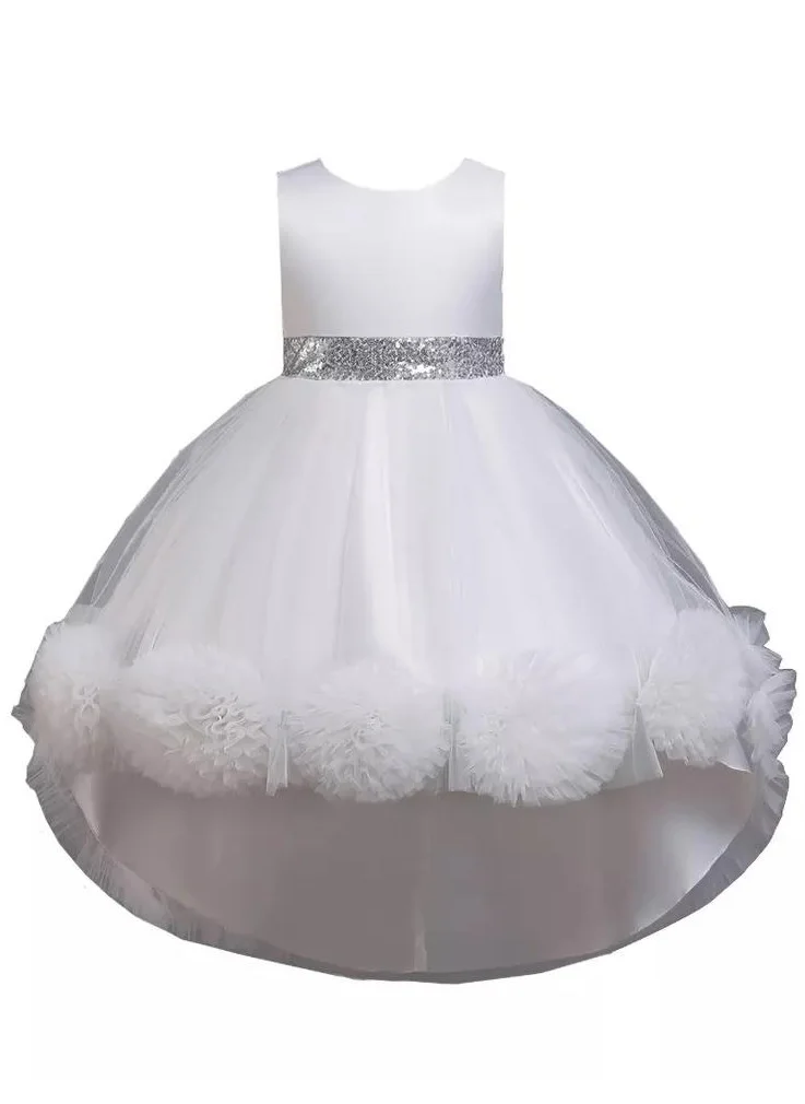 دىدانيالا Tutu Party Dress for Girls White