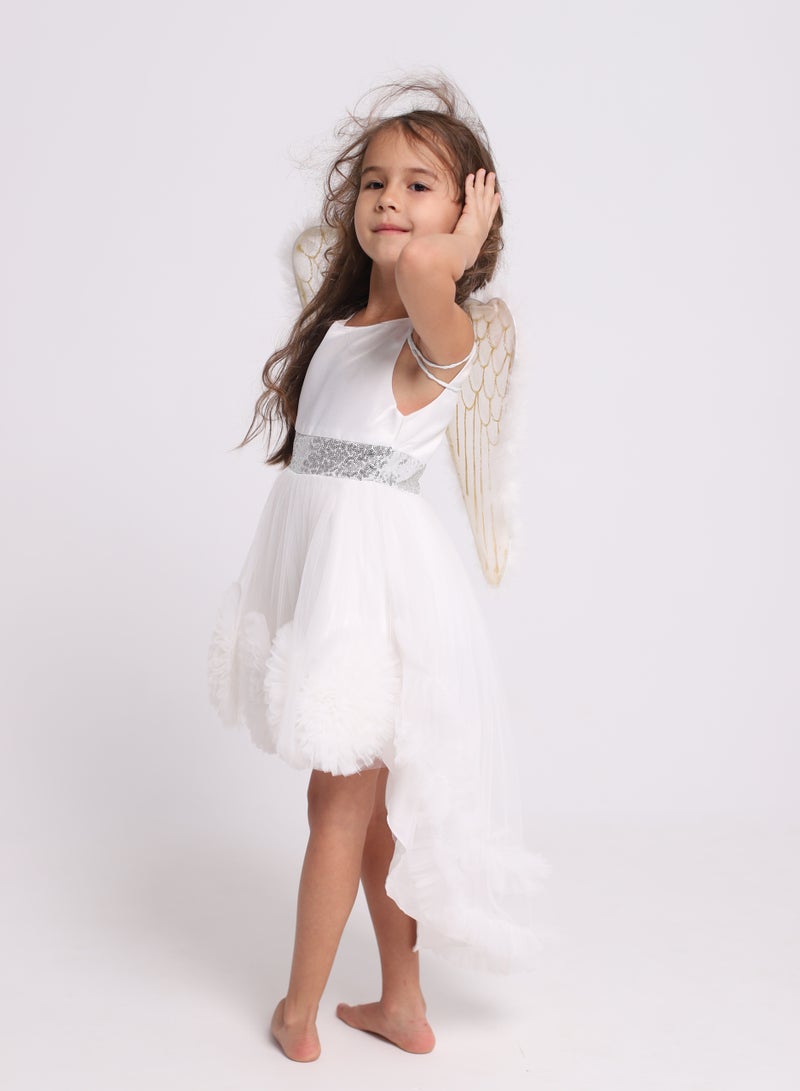 D'Daniela Tulle Flower Girl Dress - Image 1