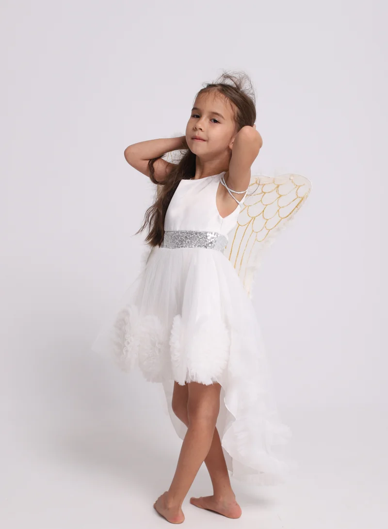 D'Daniela D'Daniela Tulle Flower Girl Dress