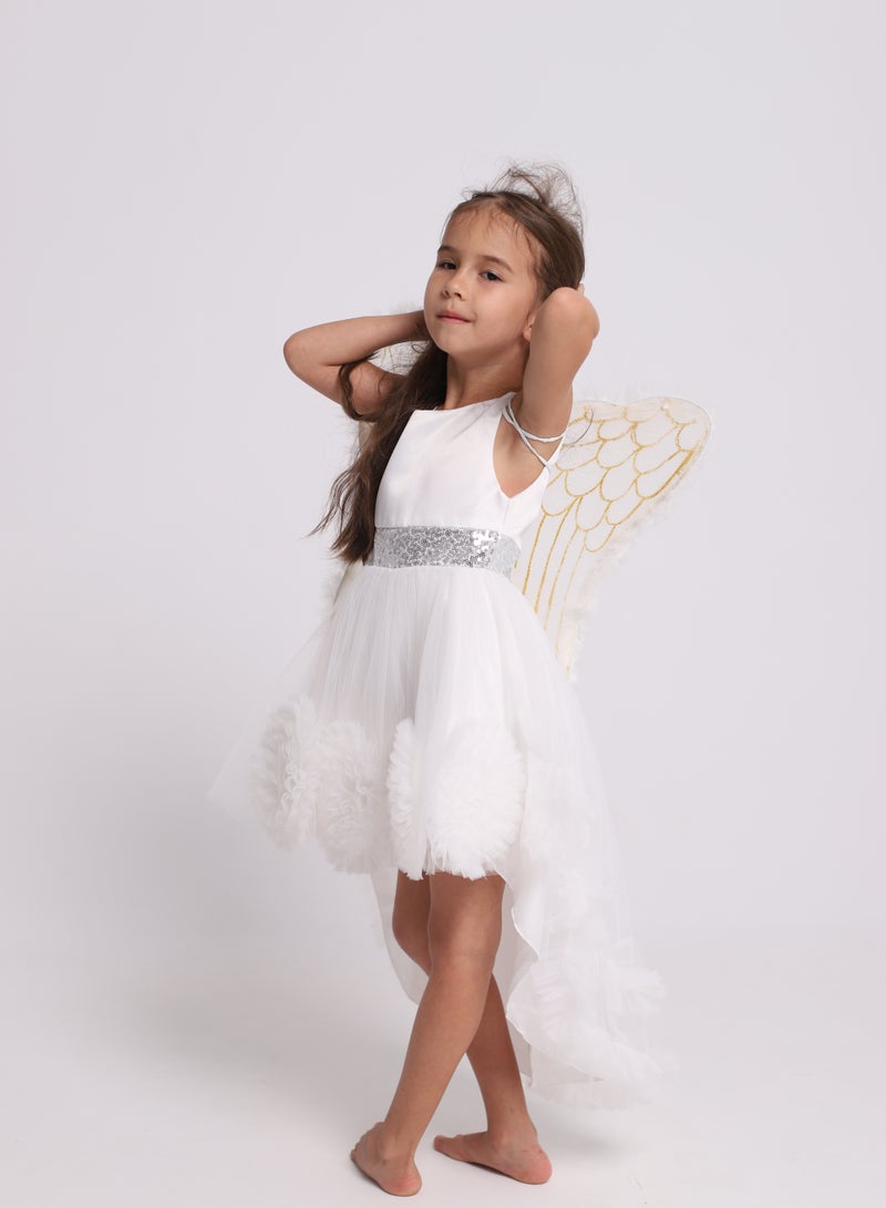 D'Daniela Tulle Flower Girl Dress - Image 2