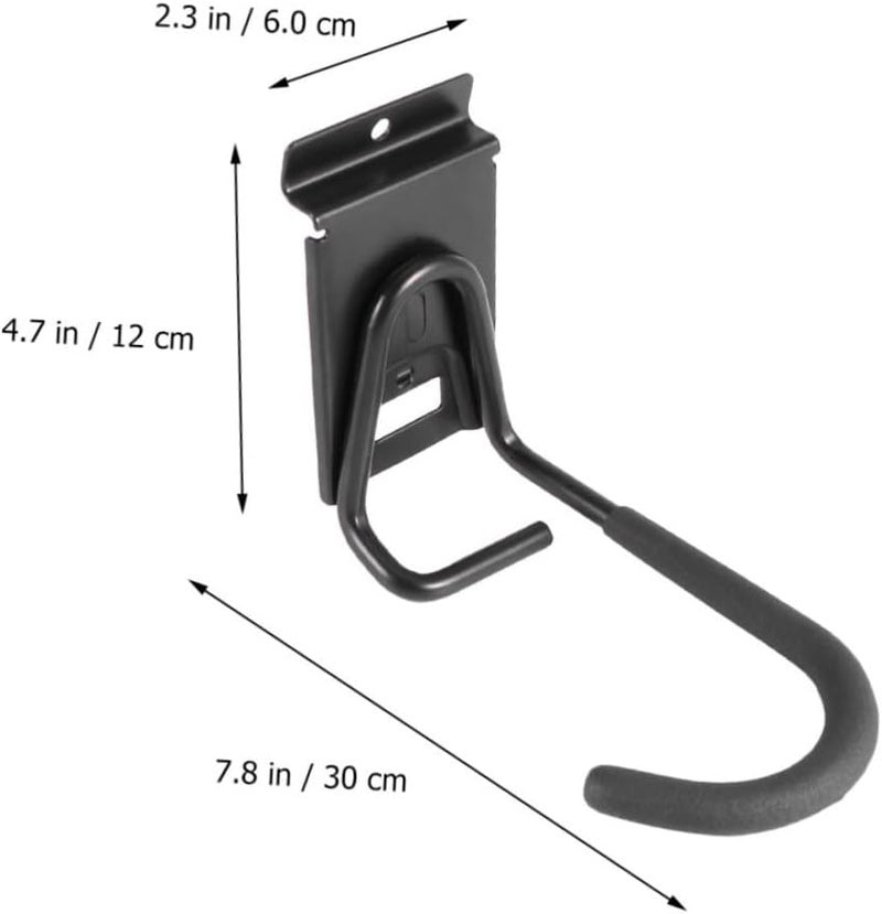 خطاف تخزين دراجة ثقيل مثبت على الحائط لتنظيم المرآب - Image 5