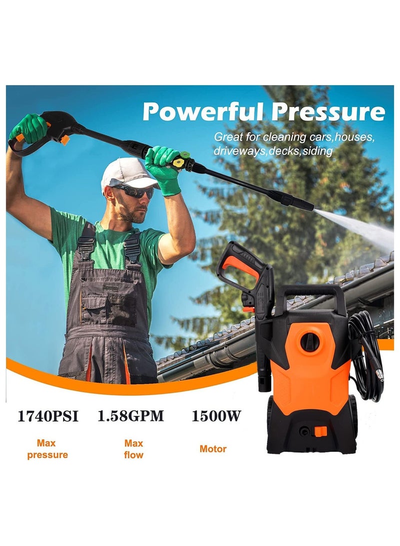 GGEROU Max 120Bar 1500W Power Electric Pressure Washer - Image 2