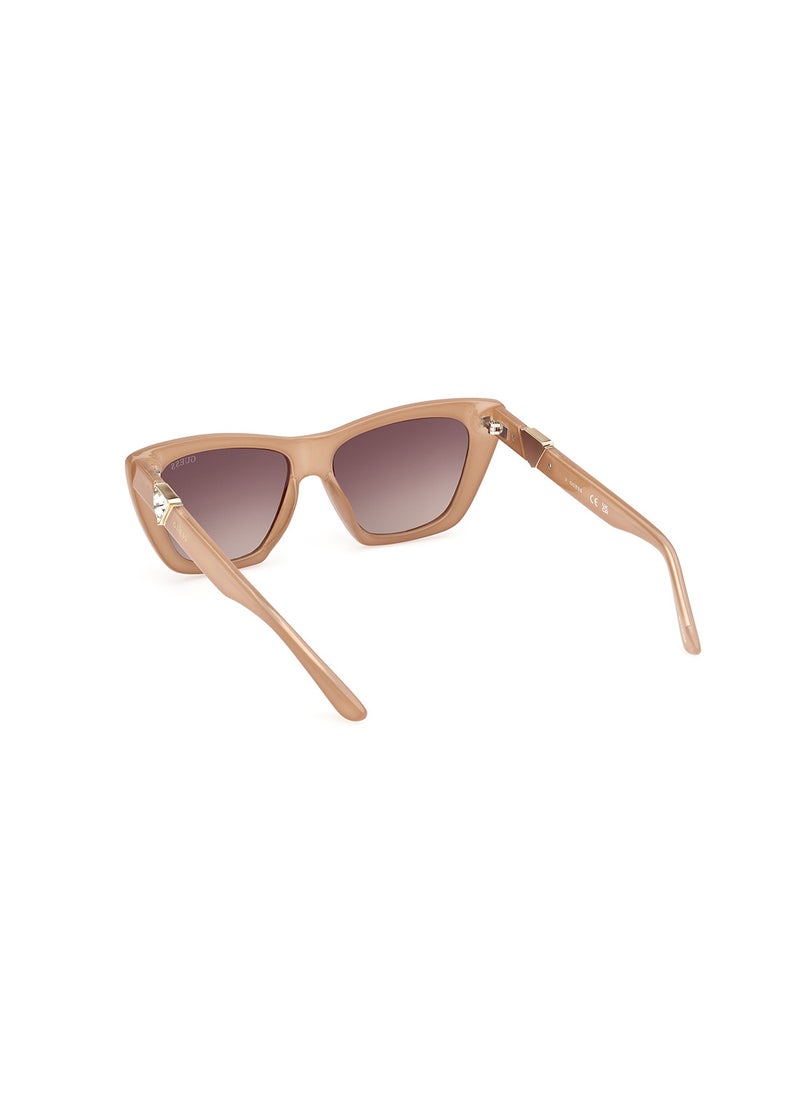 GUESS - Women's UV Protection Rectangular Sunglasses - GU0013959F53 - Lens Size: 53 Mm - Image 1