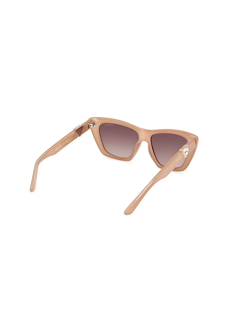 GUESS - Women's UV Protection Rectangular Sunglasses - GU0013959F53 - Lens Size: 53 Mm - Image 1
