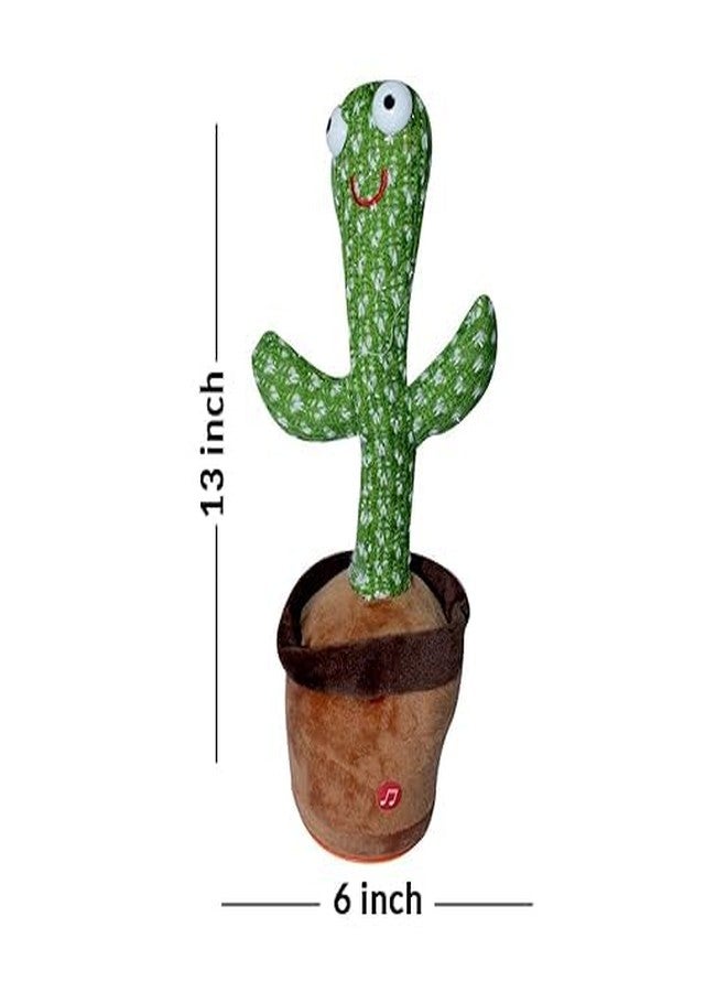 لعبة صبار راقص للأطفال، لعبة قطيفة ناطقة ومغنية، تسجل الصوت وتكرر ما تقوله، مزودة بإضاءة LED، عبوة واحدة ممتعة للأطفال - Image 2