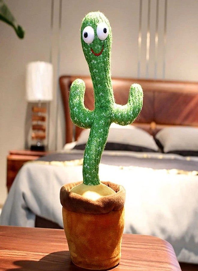 لعبة صبار راقص للأطفال، لعبة قطيفة ناطقة ومغنية، تسجل الصوت وتكرر ما تقوله، مزودة بإضاءة LED، عبوة واحدة ممتعة للأطفال - Image 4