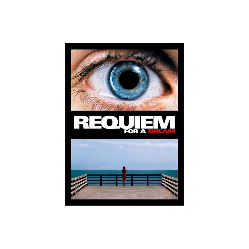 BLINKART BLINKART Aesthetic Requiem for a Dream 2000 Movie Photo Frame Album Poster Wall Art Print Decor Perfect For Home Bedroom Living Room Bedroom Home Office Study Room13 10 Inches 