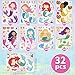 Hxezoc 32 Sheets Make Your Mermaid Stickers Creative Fun Mermaid Game Sticker Kits for Kids Birthday Party Favors DIY Art Crafts Supplies - Image 4