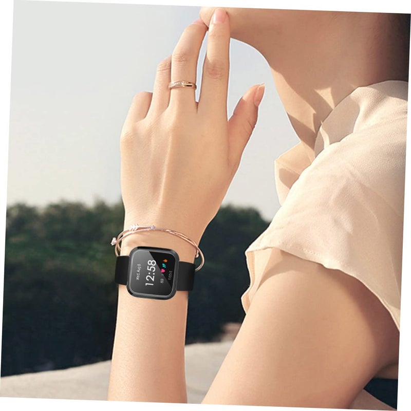 Scratch Resistant TPU Protective Case Cover Compatible with Watch Black - Image 4