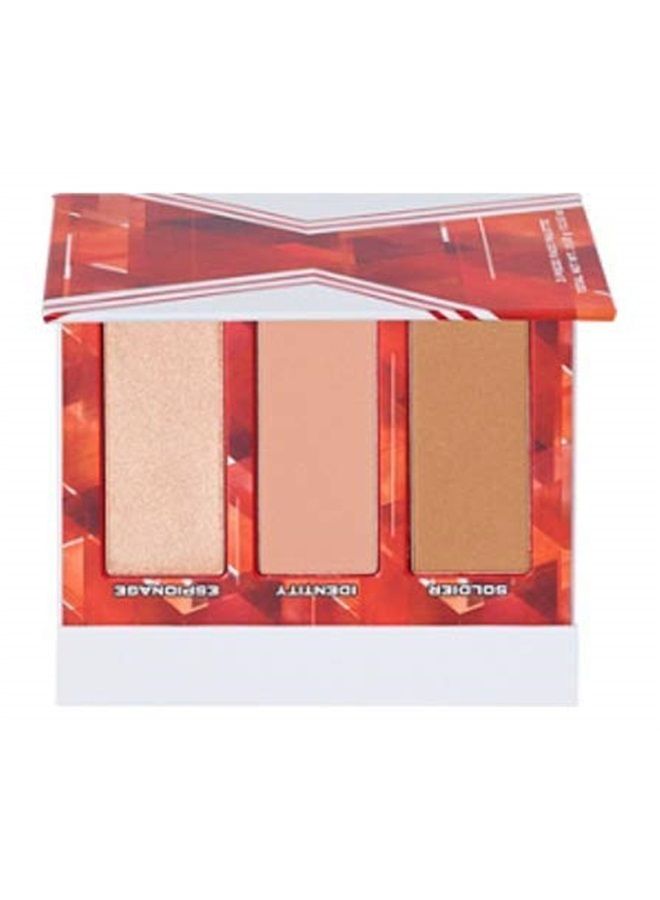 Lip Smacker Marvel's Black Widow Face Trio Palette ~ Light