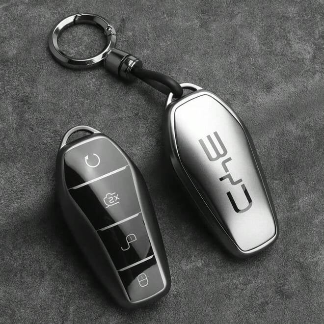 Tpu Car Key Case Cover For BYD Seal Song Plus Atto 3 Dolphin EV Tang Qin U Dmi Yuan Pro Protection Keychain Accessories