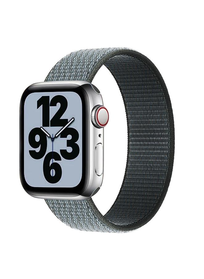 erorex Single Lap Nylon Watch Band, Size: M 155mm For Apple Watch Ultra 49mm&Watch Ultra 2 49mm / Series 9&8&7 45mm / SE 3&SE 2&6&SE&5&4 44mm / 3&2&1 42mm - Image 1