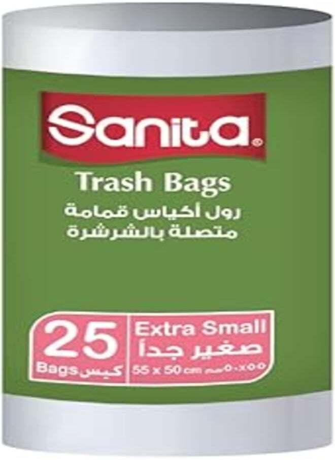 Sanita Sanita Trash Bags Extra Small White 