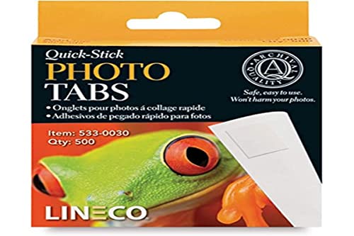 Lineco Quick Stick Photo Tabs pack of 500 - Image 2