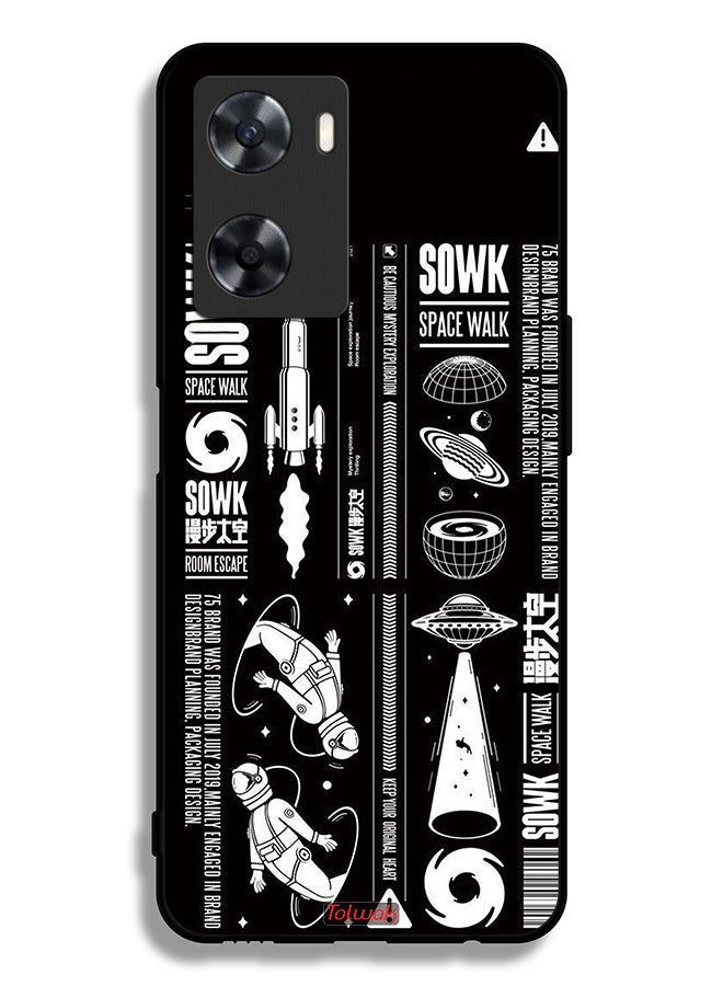 Tolwak Oppo A77 4G Protective Case Cover Sowk Space Walk Sticker - Image 2
