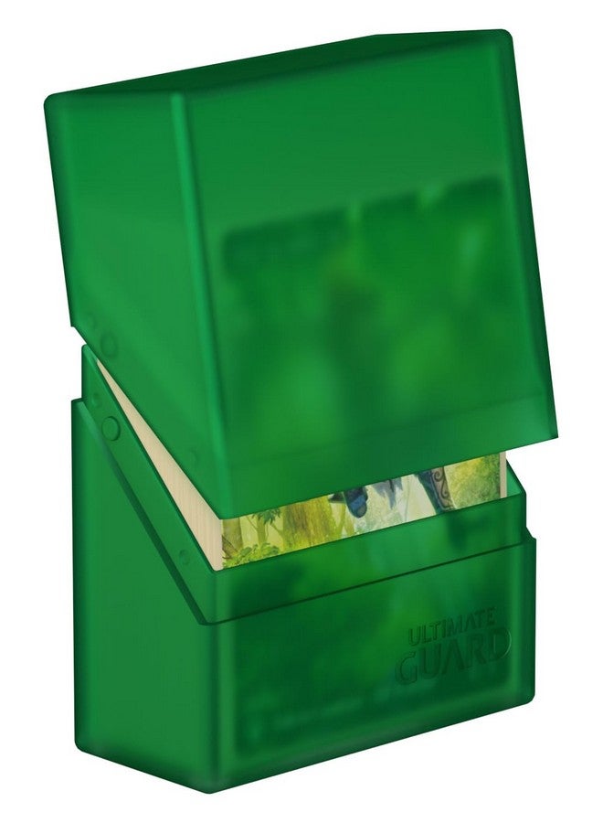 Ultimate Guard Boulder 40+ Classic, Deck Case for 40 Double-Sleeved TCG Cards, Emerald, Secure & Durable Storage for Trading Card Games, Soft-Touch Finish - Image 2
