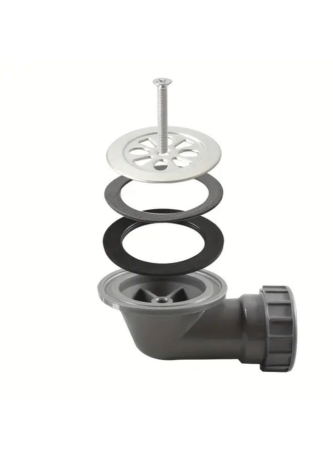 Shower Floor Drain Fast Draining 78mm Base Compatible 40mm Pipe Model QF037C001 - Image 2
