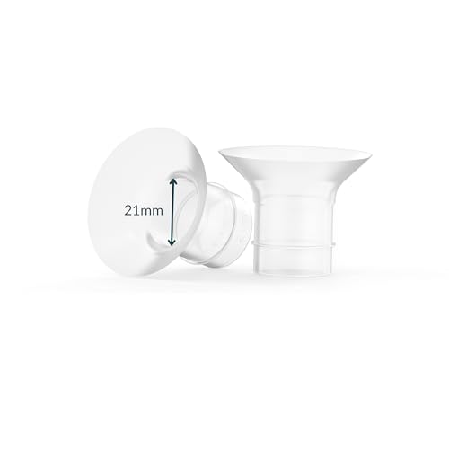 Ameda Breast Pump Flange Insert 21mm Flange Insert Ameda Pump Parts Universal Flange Insert Compatible with GLO MYA Joy MYA Joy Plus and Pearl Breast Pumps 2 Count - Image 1