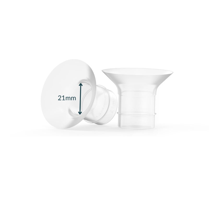 Ameda Breast Pump Flange Insert 21mm Flange Insert Ameda Pump Parts Universal Flange Insert Compatible with GLO MYA Joy MYA Joy Plus and Pearl Breast Pumps 2 Count - Image 2