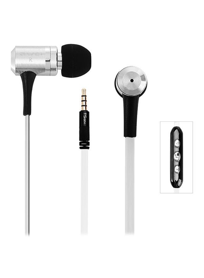 NIBEMINENT In-Ear Headphones With Microphone Silver/Black - Image 1