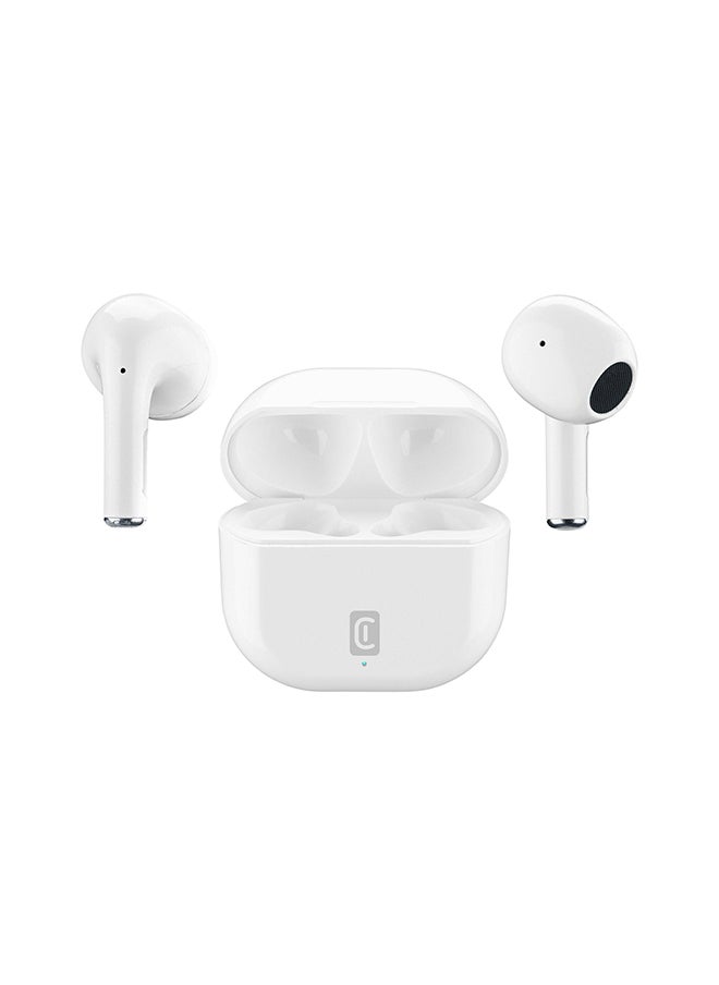 Cellularline - Tiny Univ Tws Earphone White - Image 1