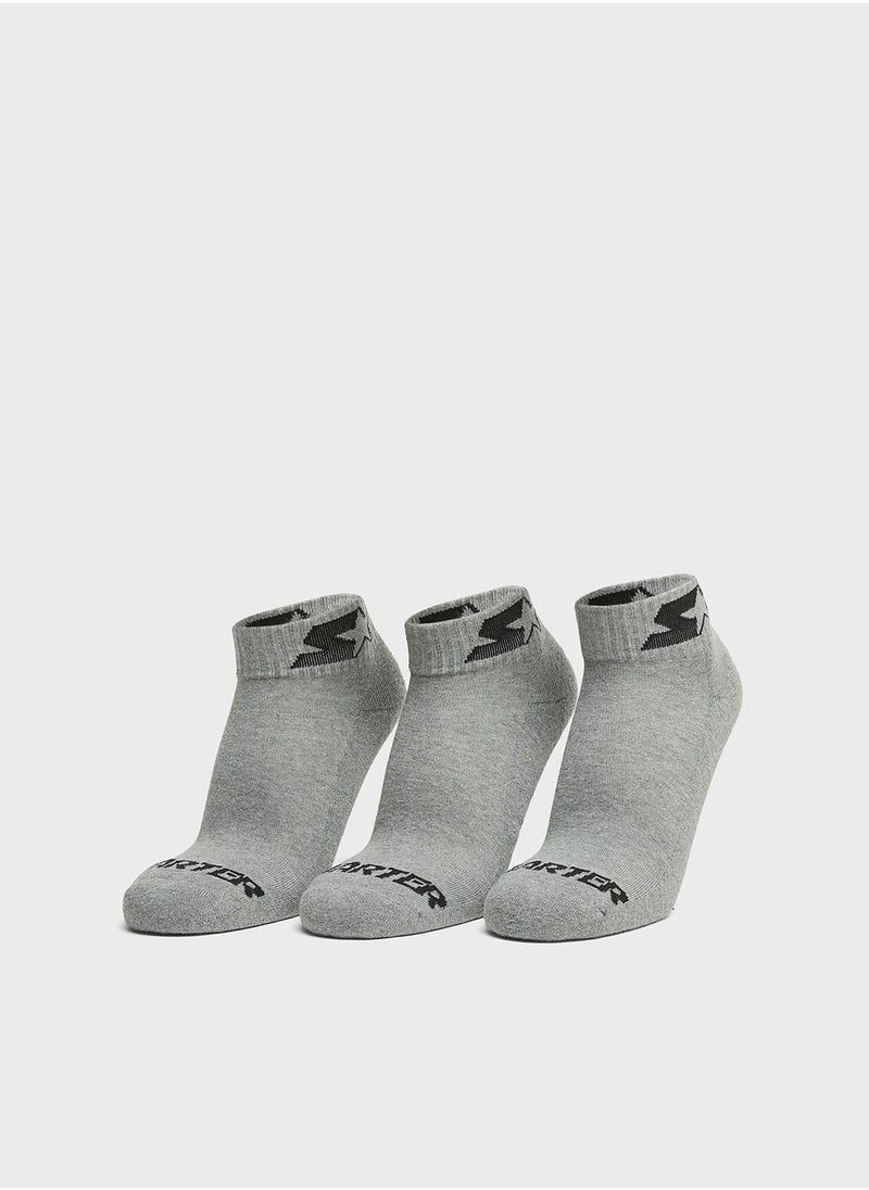 STARTER - 3 Pack Logo Ankle Socks - Image 1