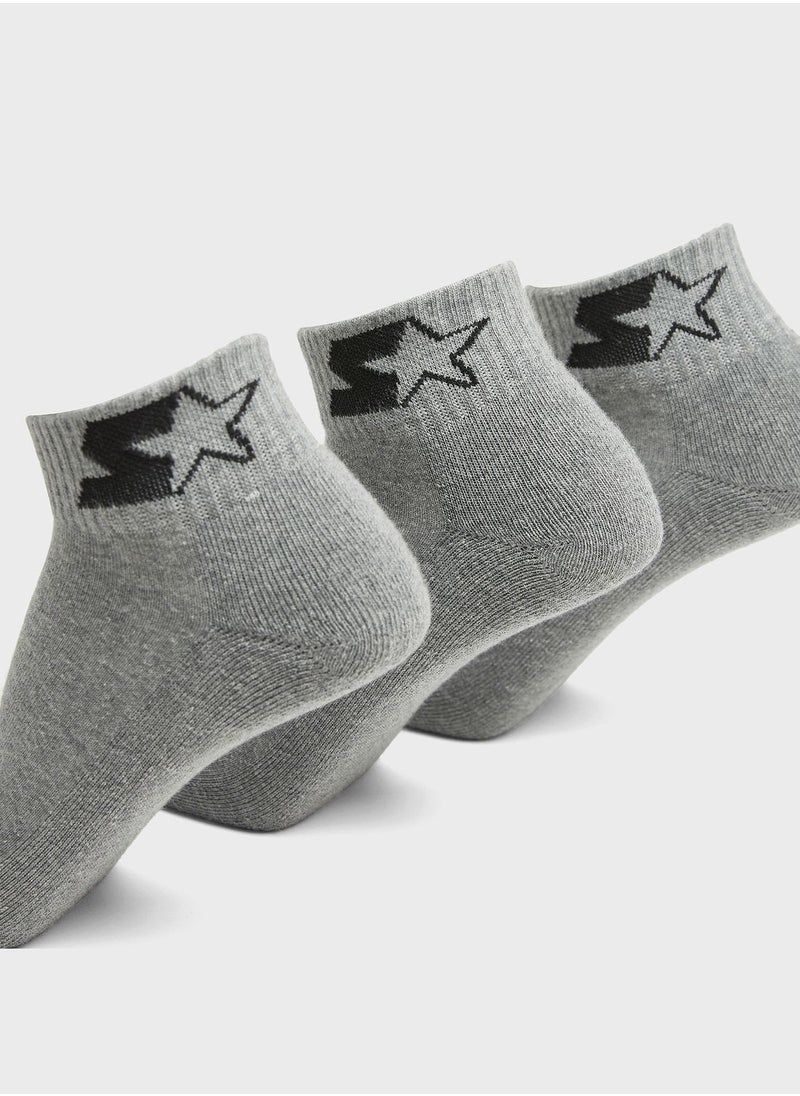 STARTER - 3 Pack Logo Ankle Socks - Image 1