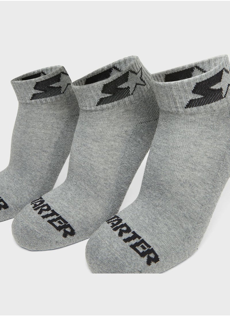 STARTER - 3 Pack Logo Ankle Socks - Image 1