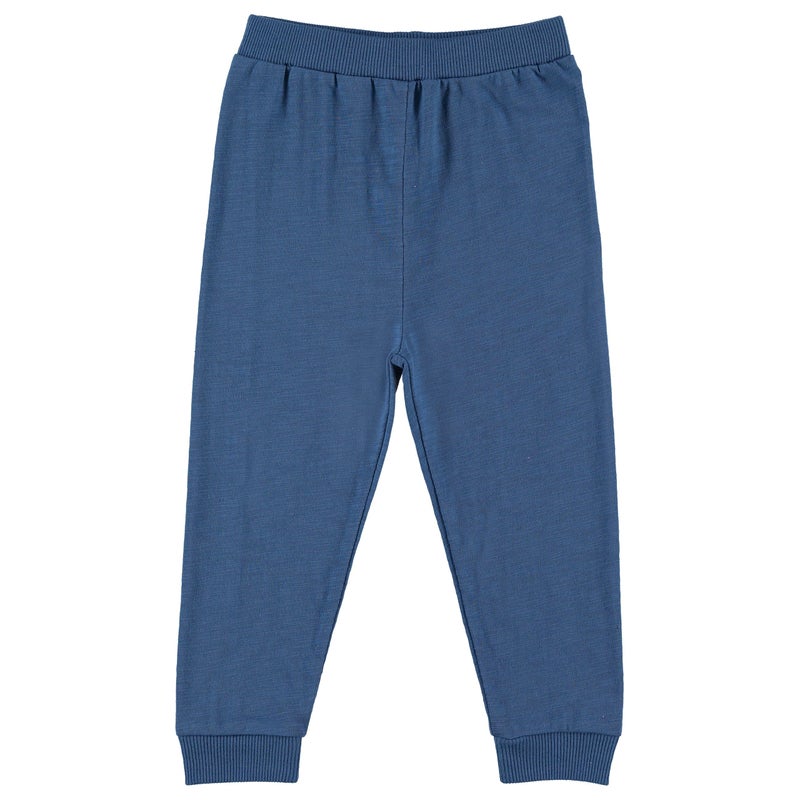 Cudlie 5-Pack Baby Boys Jogger Pants, Lightweight Tapered Fit Sweatpants, Active/Lounge Jogger for Boys, Stripe/12M - Image 5