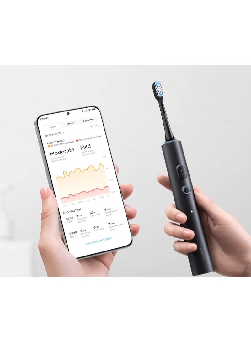 Xiaomi Smart Electric Toothbrush T501 | IPX8 waterproof | 150-day long battery life | Over-pressure alerts | 3 Brush Modes | White - Image 5