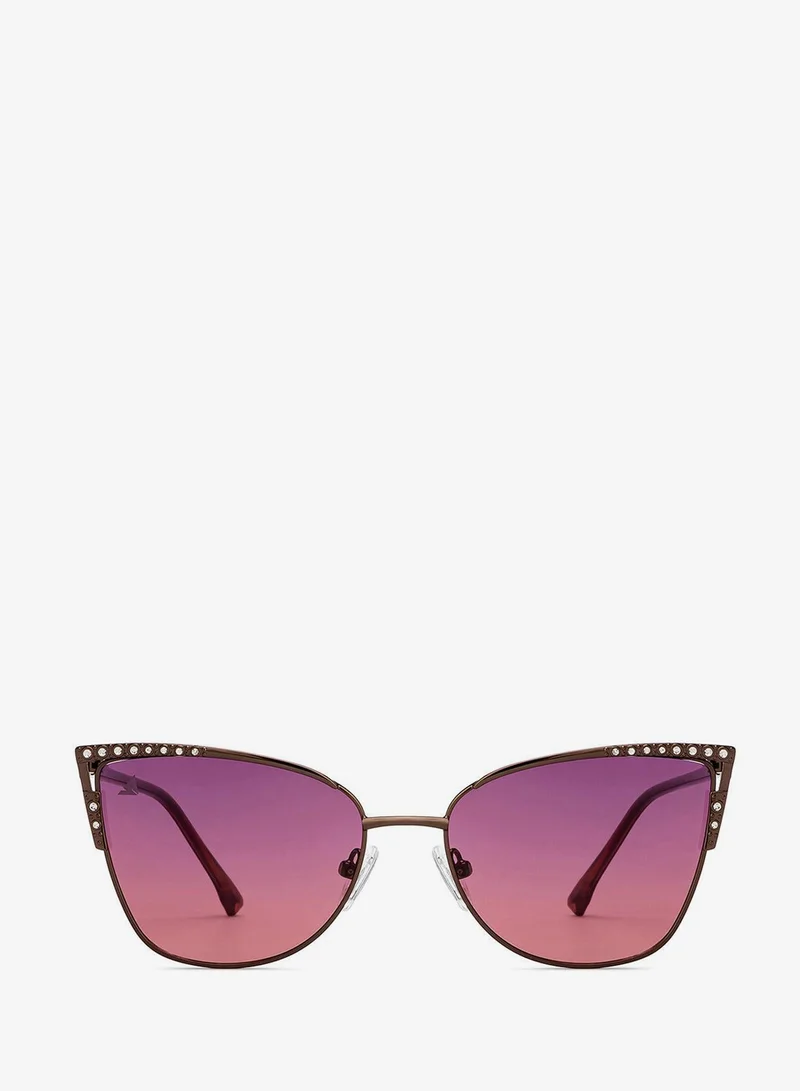 VINCENT CHASE Women's Polarized Cat Eye Sunglasses VC S16468