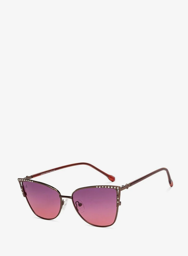 VINCENT CHASE Women's Polarized Cat Eye Sunglasses VC S16468