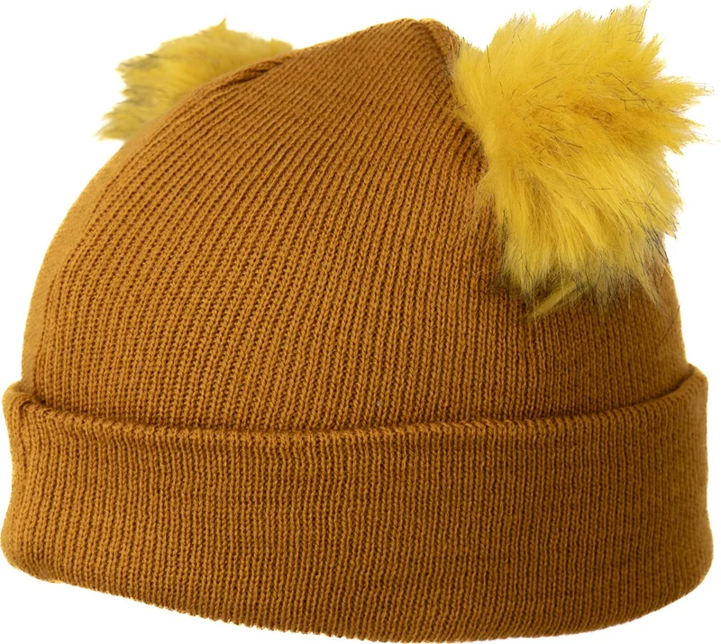 Oppland Girls Winter Thick Beanie Double Pompom Model Cotton Folded Warm Flexible Comfortable