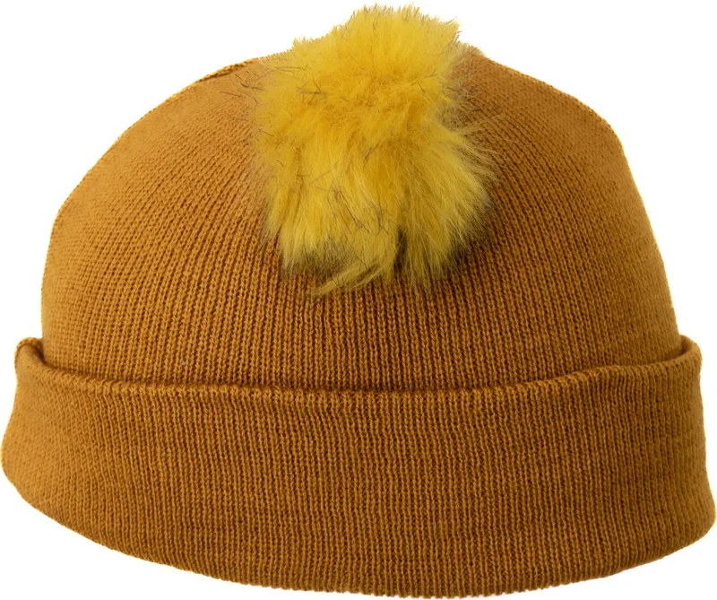 Oppland Girls Winter Thick Beanie Double Pompom Model Cotton Folded Warm Flexible Comfortable