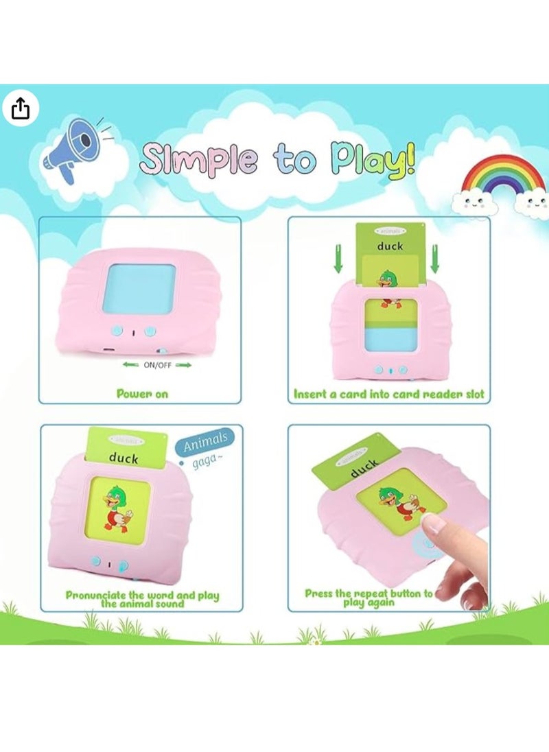eBasket Arabic English Speaking Flash Cards with 112 Sight Words Suitable for 2-6 Years Old, Learn Arabic English for Kids, Bilingual Flash Cards Games for Early Learning (Random Color)  - Image 2