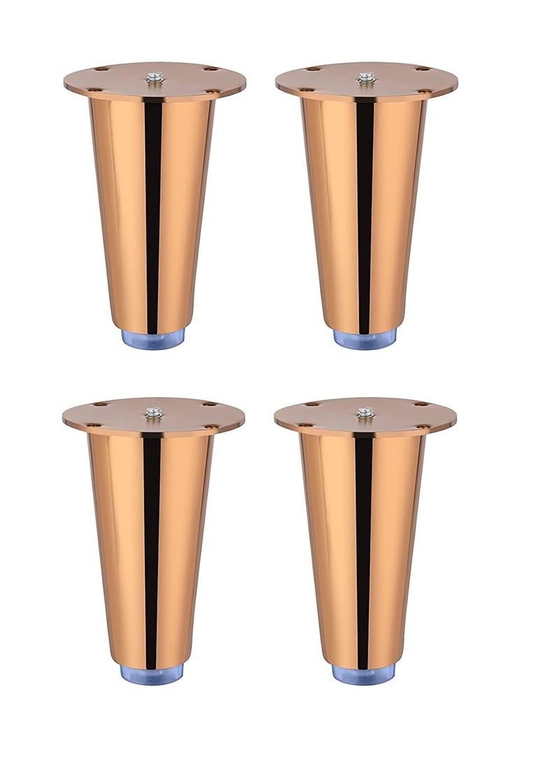 WSK WSK Heavy Duty Stainless Steel 3 inch Sofa Legs for Furniture FittingSofa Hardware Leg Rose Gold SL1173R004  - Image 1