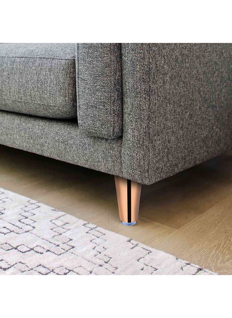 WSK WSK Heavy Duty Stainless Steel 3 inch Sofa Legs for Furniture FittingSofa Hardware Leg Rose Gold SL1173R004  - Image 4