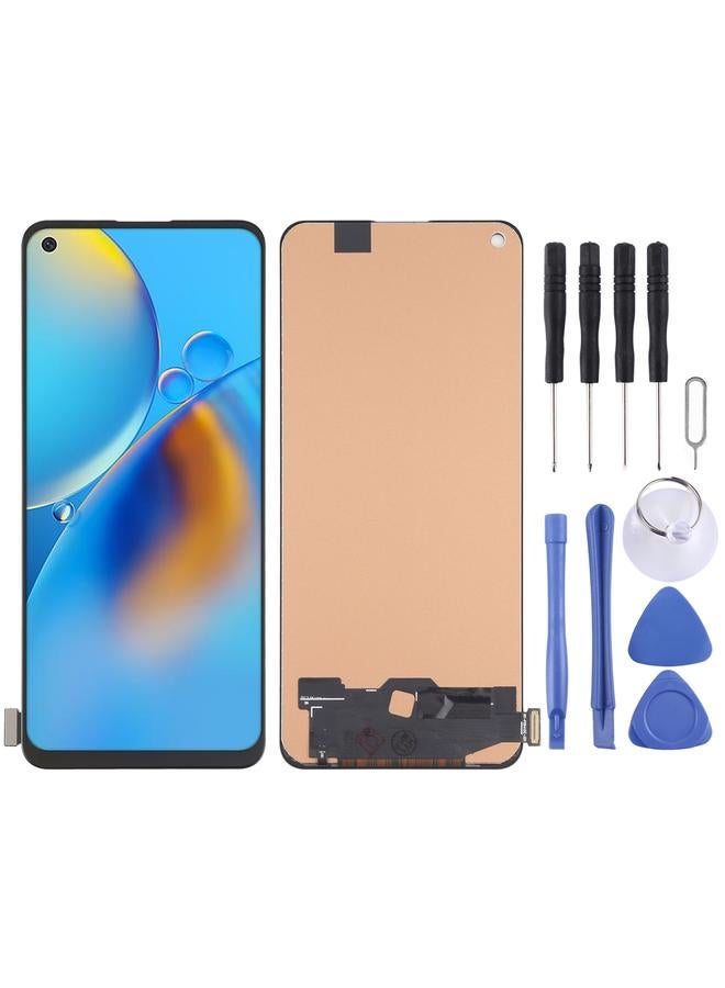 erorex Replacement TFT Material LCD Screen and Digitizer Full Assembly Not Supporting Fingerprint Identification for OPPO F19 / F19 Pro / F19 Pro+ 5G CPH2219 CHP2219 CPH2285 CPH2213 - Image 1