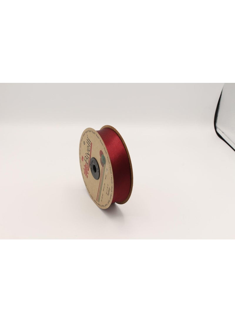 Biyelli Satin Piping Tape Burgundy 30MM 