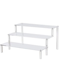 Clear Acrylic Display Stand Perfume Display Stand 3 Tier Desserts Holder For Organizer And Decoration